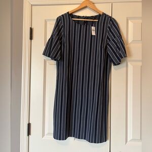 Navy Striped Women's Dress